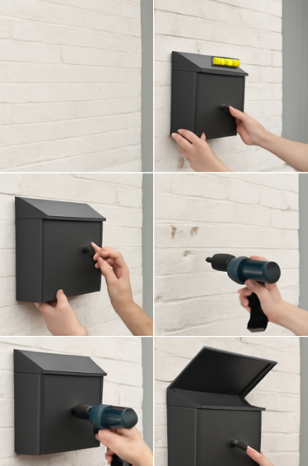 How to Install a Post Letterbox on Wall Mounted